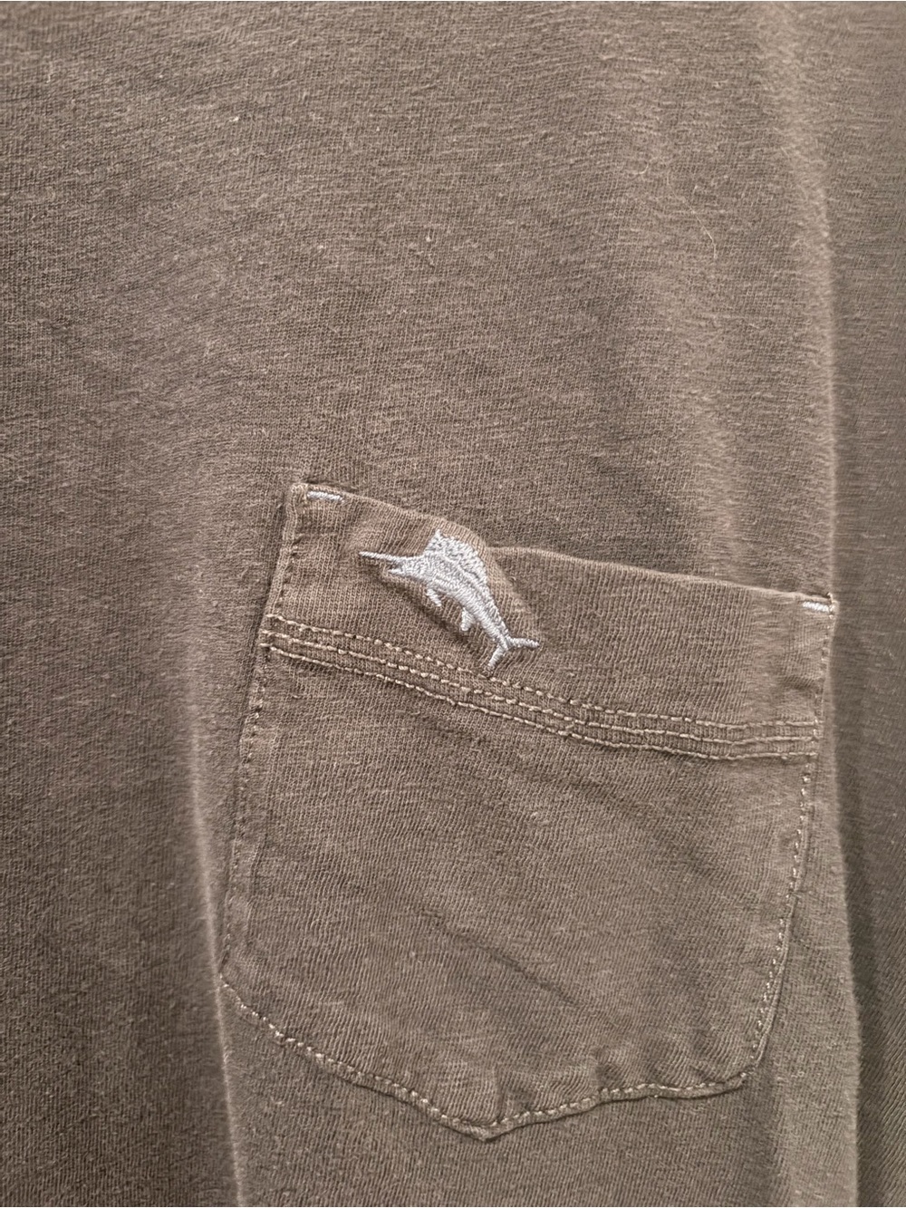 Tommy Bahama Black Short-Sleeve Pocket Tee - Picture 2 of 6